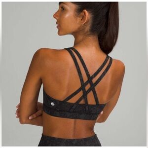 EUC | Lululemon | Sz 12 Energy Bra | Camo Deep Coal Multi